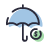 Umbrella / excess liability insurance icon