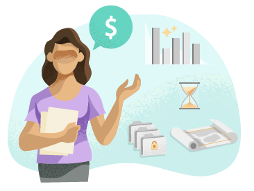 Businessperson calculating the cost of errors and omissions insurance. Businessperson calculating the cost of errors and omissions insurance.