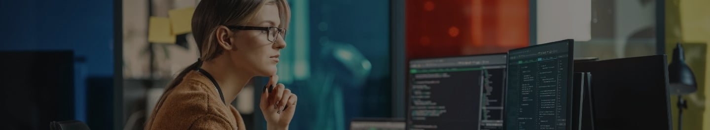 An employee for a managed service provider (MSP) working on a project. An employee for a managed service provider (MSP) working on a project.