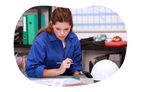 Technical writer putting together technical copy for a product.