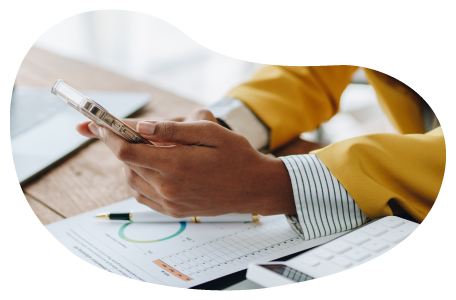 A real estate agent calculating insurance costs.