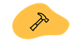 Hammer icon representing "Construction" industry