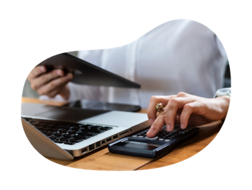 A small business owner calculating the cost of employment practices liability insurance. A small business owner calculating the cost of employment practices liability insurance.