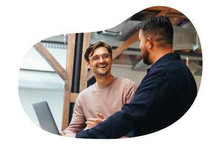 A consulting professional providing business advice to a client.