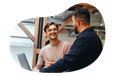 A consulting professional providing business advice to a client.
